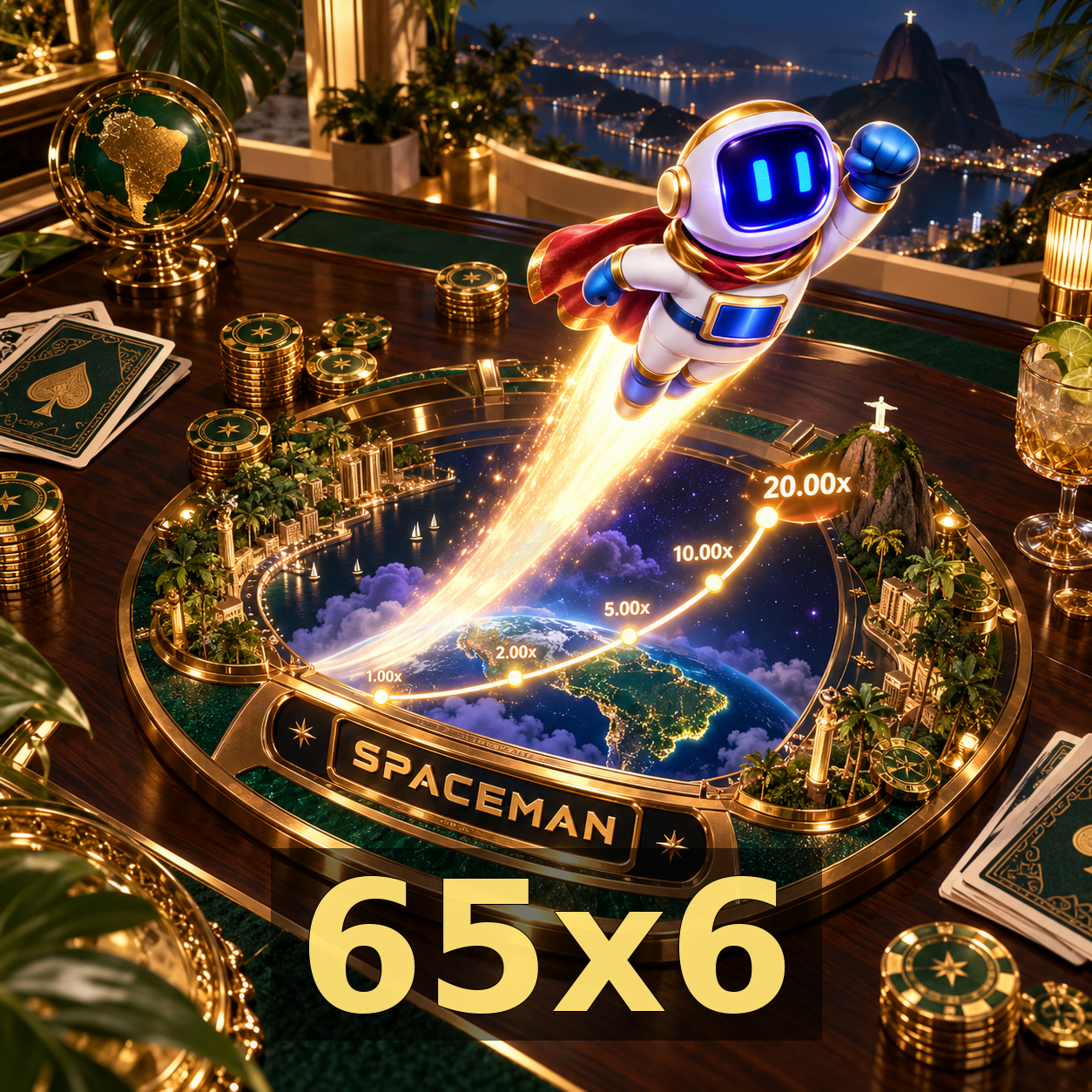 O crescimento de jogos digitais no 65x6